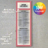 The Streatham' - Branded Exterior Menu Box - Any Colour! (2x A4 Portrait)